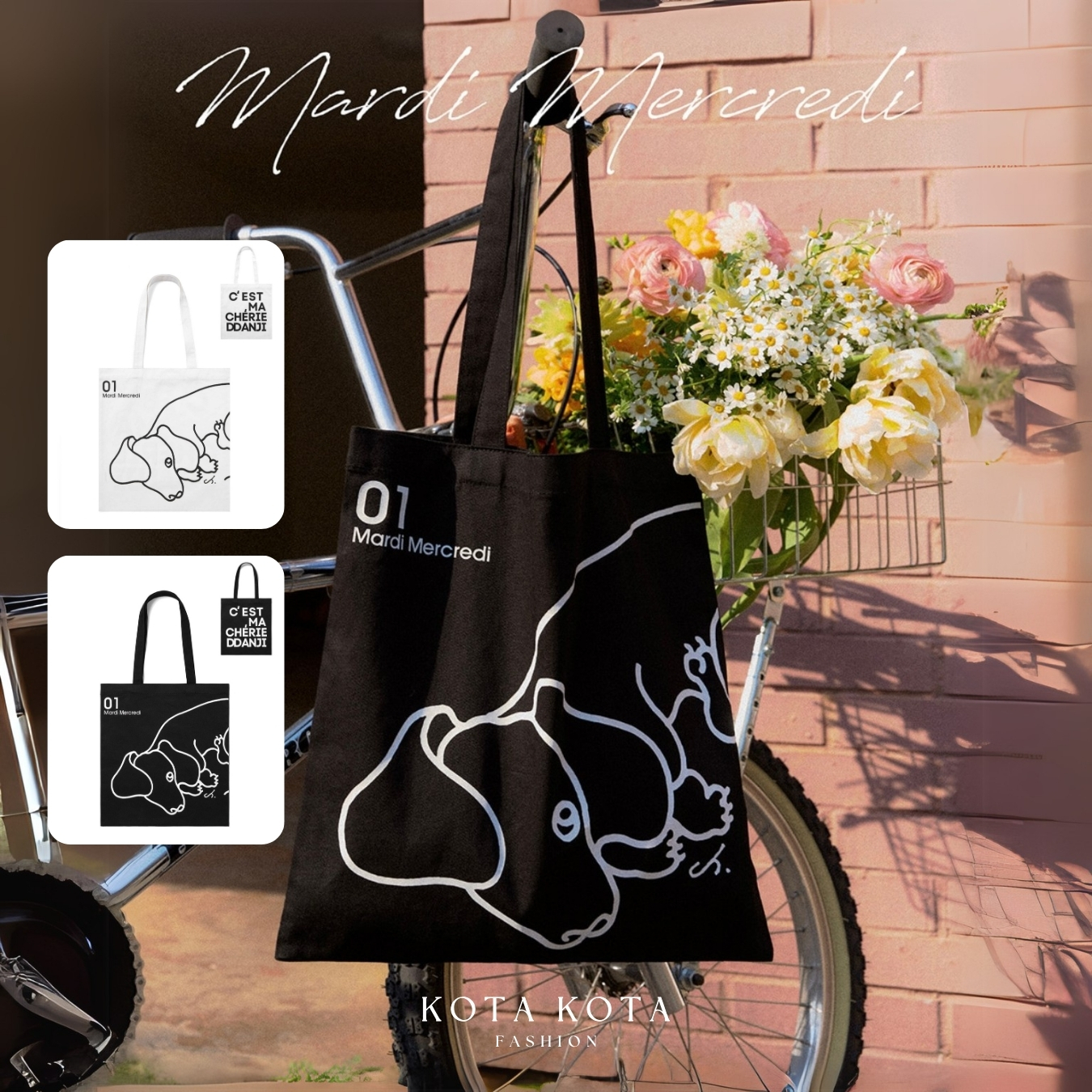 MARDI MERCREDI CANVAS BAG DDANJI CH.01